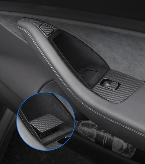 Concealed storage box for door handle Concealed storage box for door handle