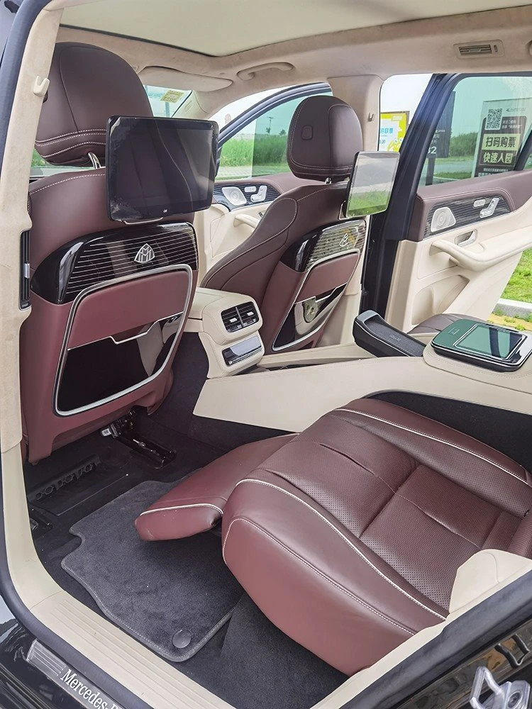 2022 foldable desk food drink Holder car folding tables for GLS GLE S class
