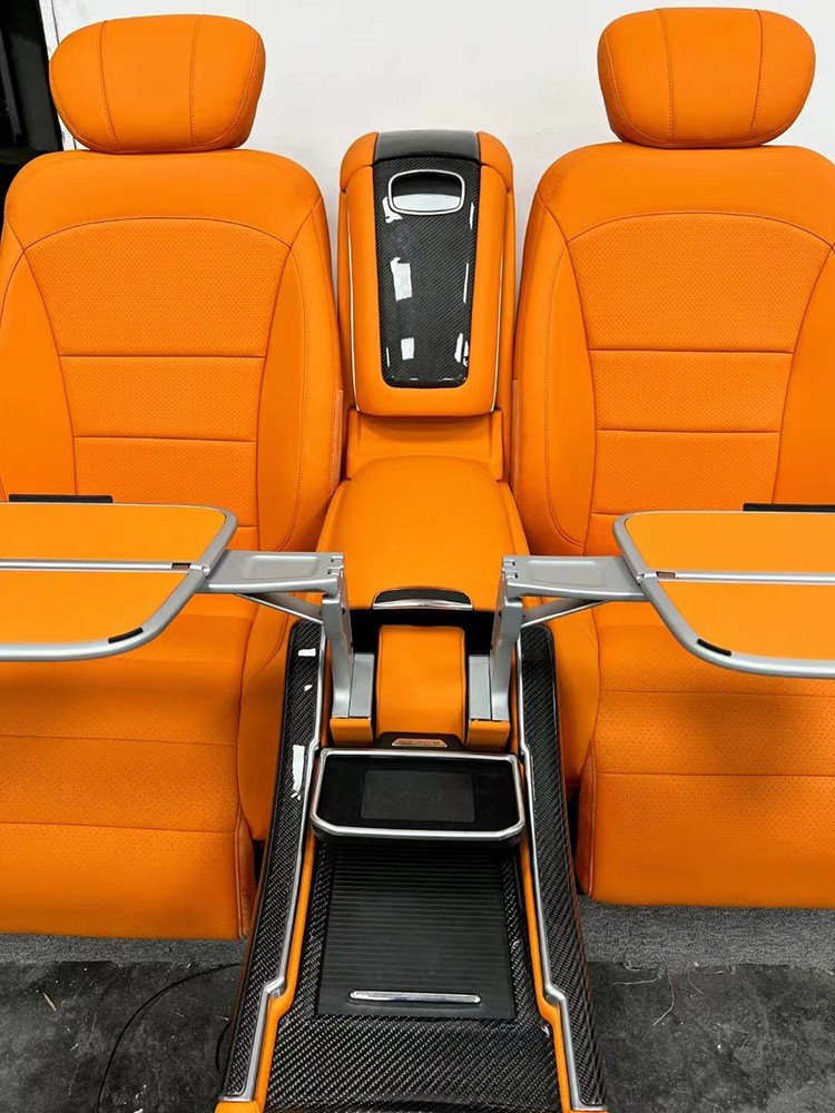 Mercedes-Benz GLS luxury VIP seat interior upgrade kit armrest box with folding table