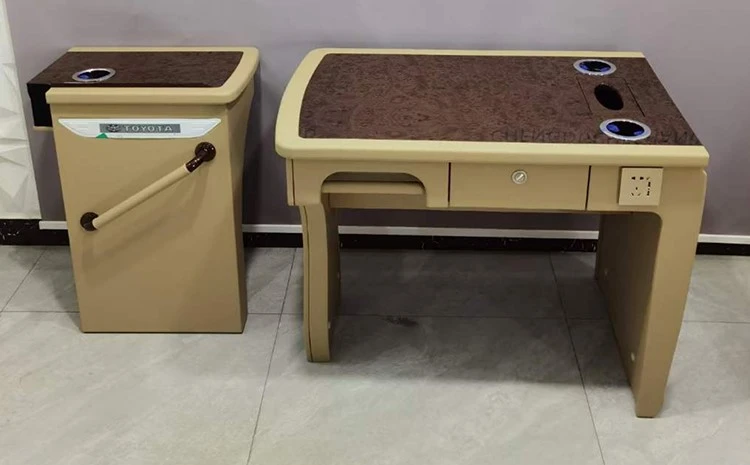Toyota Coaster table upholstery upgrade