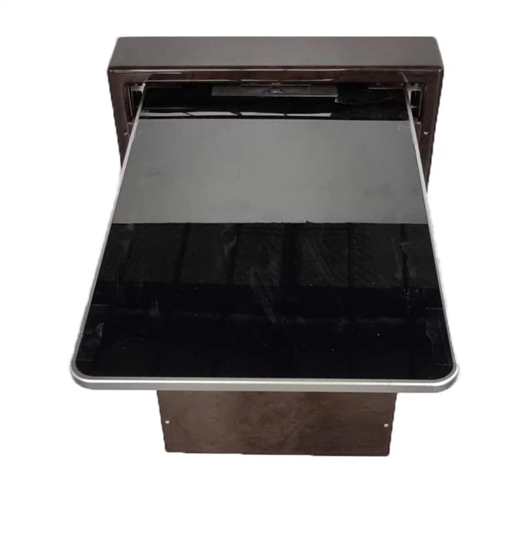 Regulowany składany elektryczny stół podnośny do samochodu, elektryczny wysuwany stół do Vip Van, elektryczny dwustronnie stół samochodowy do luksusowego vana Mpv