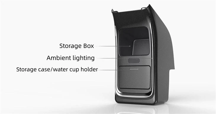 Model Y rear extended storage box function picture