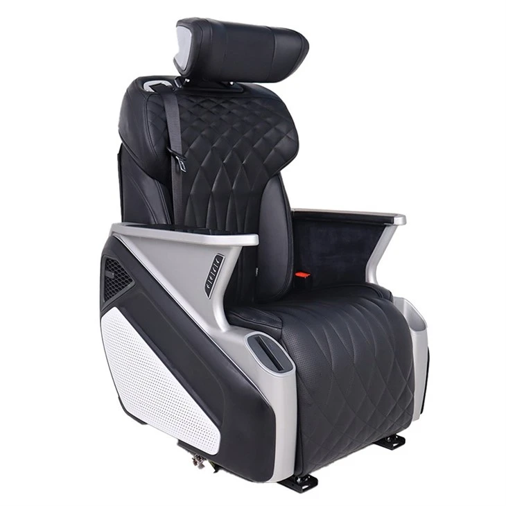 Universal Luxury Upgraded Black Leather Van Seat