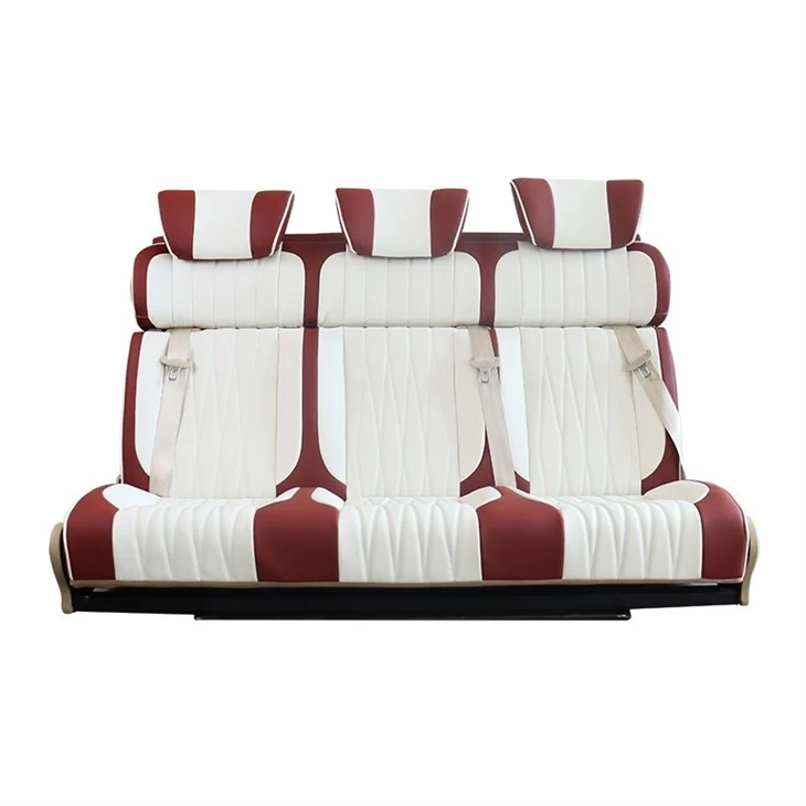 Składana potrójna sofa do siedzenia w samochodzie kempingowym